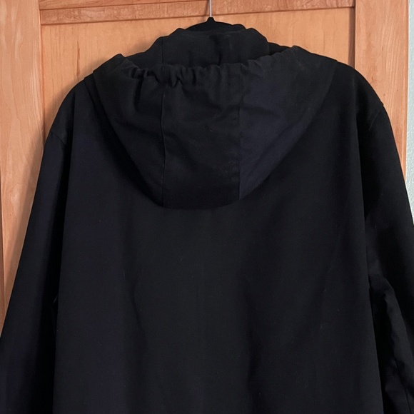 Men’s Five Four Versatile Urban Style Hooded Black Jacket Size XXL - Picture 9 of 10
